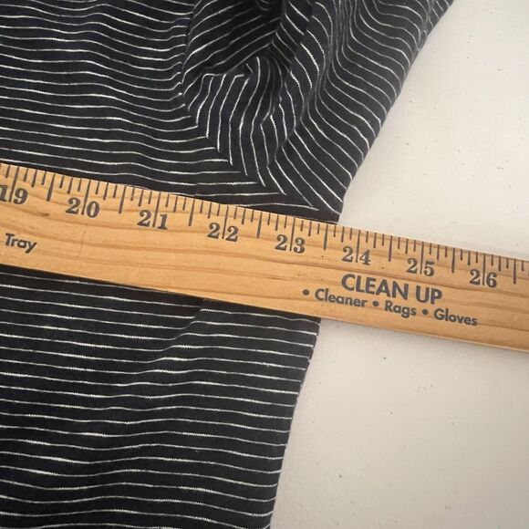 PENGUIN Navy Blue White Striped Henley Shirt XXL Short Sleeve Preppy Mens - Picture 11 of 12